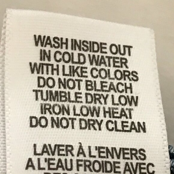 Good American Good Legs Crop Jeans Women 0/25 Blue High Rise Distressed Raw Hem - Picture 11 of 11